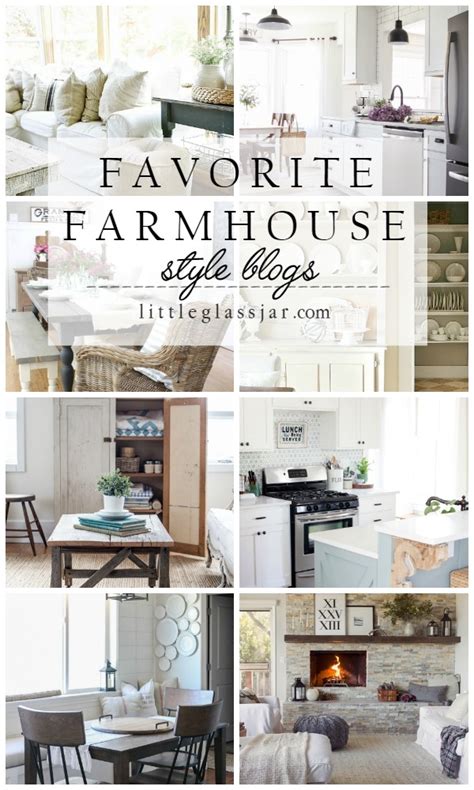 Creating a warm, welcoming home is easier than ever thanks to home decor bloggers sharing their we've eliminated that problem by collecting 25 links of the best home decor design blogs online. Favorite Farmhouse Style Blogs - Little Glass Jar