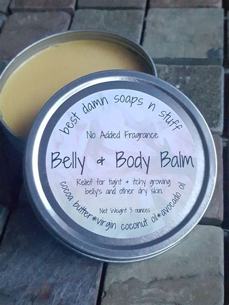 A New Batch Of Belly And Body Balm Is Now Available Comes With Choice Of Size And Label Etsy