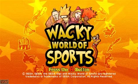 Wacky World Of Sports For Nintendo Wii The Video Games Museum