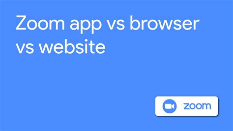 Jan 25, 2009 · r/webdev: App vs browser vs website versions | Zoom - YouTube