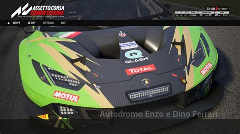 Assetto Corsa Competizione RACE SETUP Huracan EVO GT3 IMOLA W