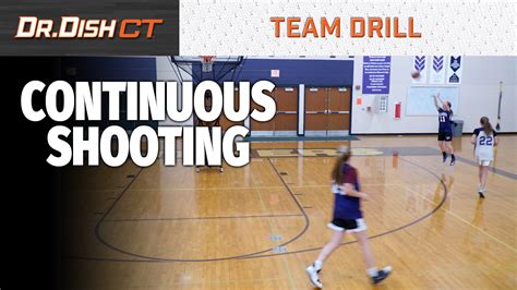 Team Basketball Drills Continuous Shooting With Positionless Basketball