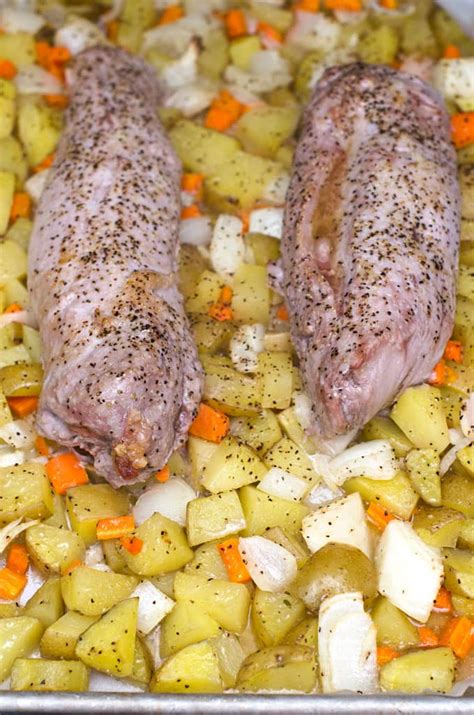 Free shipping within us on order totals over $60 menu Pork Tenderloin with Roasted Vegetables Recipe