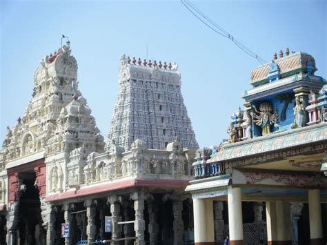 Lord Murugan Temple Tiruchendur Tamilnadu India One Of The Six