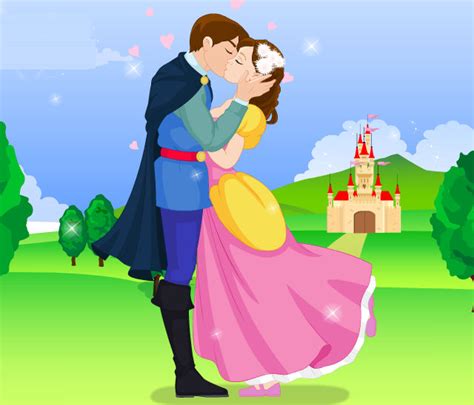 Cinderella Kissing Prince Princess Dress Up Game By Willbeyou On