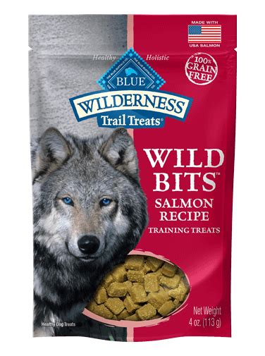 Titan dog food, however, remained committed to the raw dog food arena, perfecting the titan blends and. BLUE Wilderness Trail Treats Dog Treats Salmon Wild Bits ...