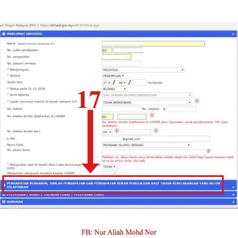 Bagi kes taksiran bersama di mana taksiran akan dikeluarkan atas nama pasangan, isi sehingga ruang b16 sahaja. Cara Isi Borang Cukai E-Filing Untuk Korang Yang First ...