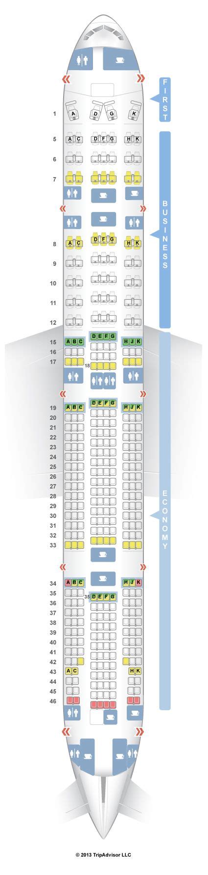 Seatguru Seat Map Tam Boeing 777 300 777 V1 Seatguru Cathay