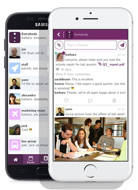 Fleep basic is free for up to 3 group conversations; Minsh, Private messaging app for groups