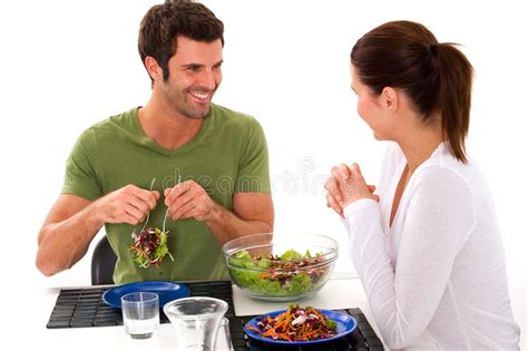 couple having lunch stock image image of eating home 22171179