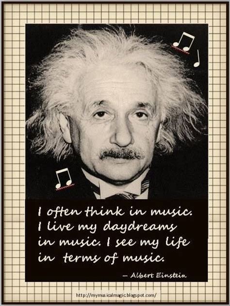 Albert Einstein Music Quotes