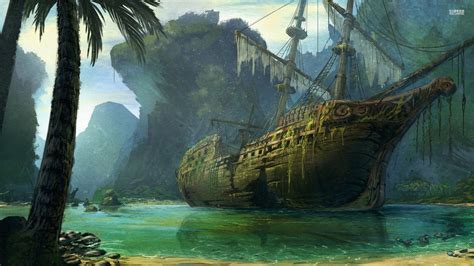 Shop our collection of one of a kind artwork. Res: 1920x1080, Pirate Ship Wallpapers for Desktop for hd ...