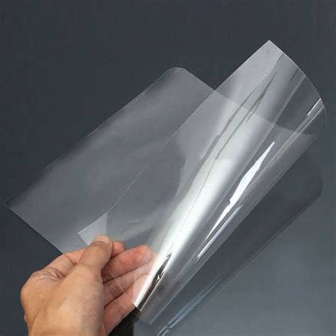 Plastic Plain Transparent Ohp 300 Micron Pvc Poly Sheet A4 For