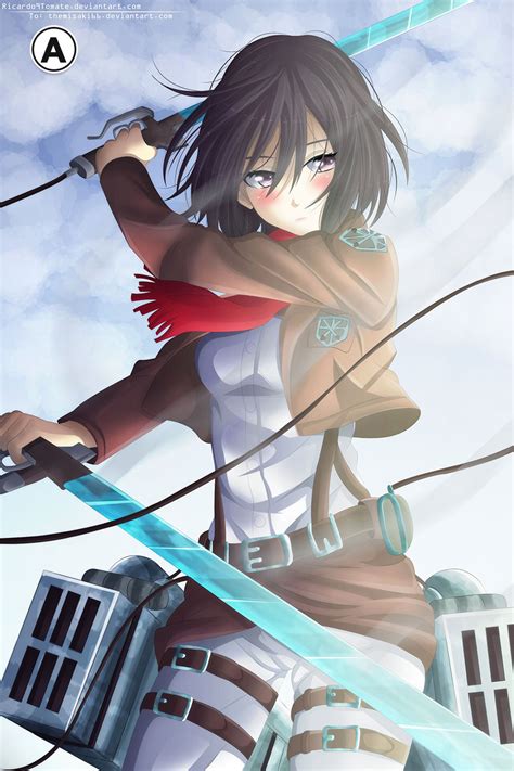 Mikasa Ackerman Anime Posters Ver2 Anime Posters