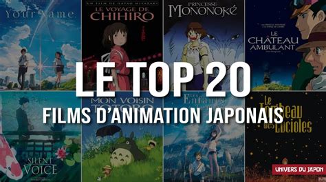 Top 20 Meilleurs Films Danimation Japonais Univers Du Japon