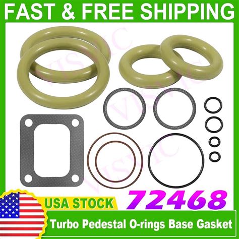 Turbo Pedestal O Rings And Base Gasket For 94 03 Ford 73 73l Power