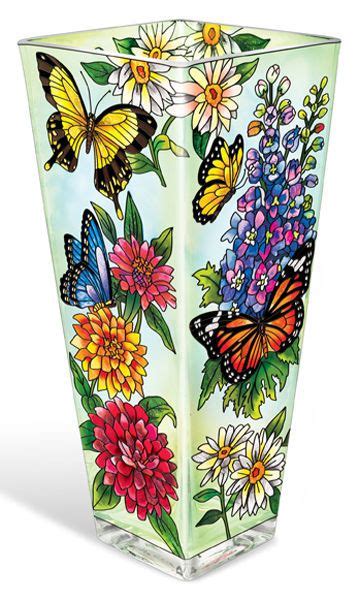 Butterfly Garden Large Vase Butterfly Gaden L Vase