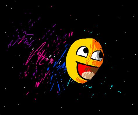 Epic Awesome Face In Space Drawception