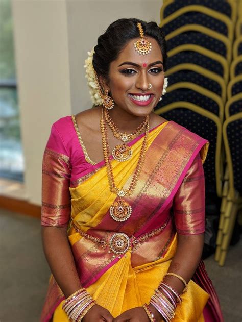 pin by shya on tamil bridal makeup bridal sarees south indian bridal saree wedding saree indian