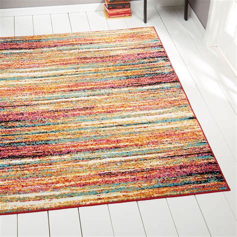 Modern Rug Contemporary Area Rugs Multi Geometric Swirls Lines Abstract