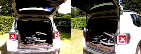 Avec son volume de 455 litres, il offre l'espace nécessaire pour emporter tout ce dont votre famille a besoin. coffre-jeep-renegade-velo-btwin-pliant - Blog Auto