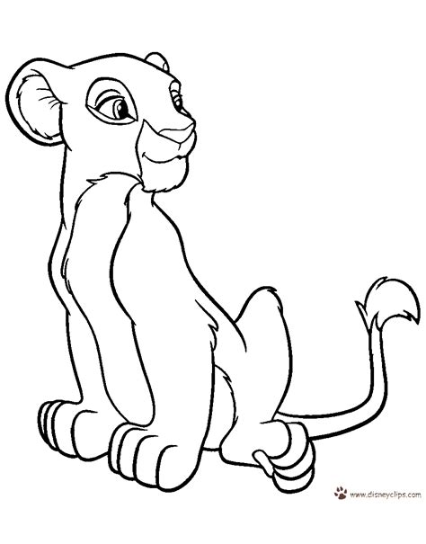 Lion King Coloring Pages Nala And Simba