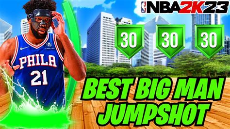 Best Jumpshot For A Big Man Automatic Green Light In Nba 2k23 Easy