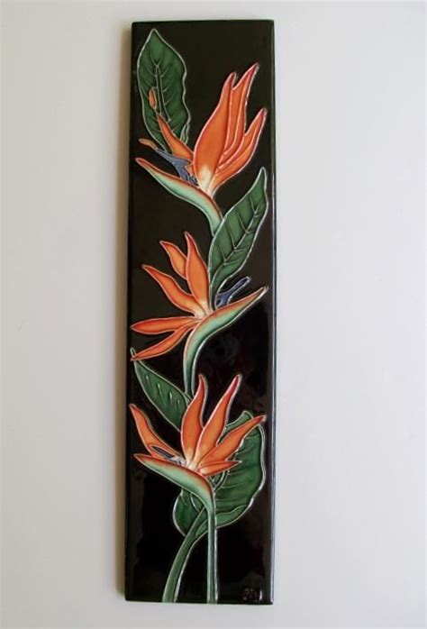 Bird Of Paradise Tile For Wall Or You Can Install It Right In Your Wall