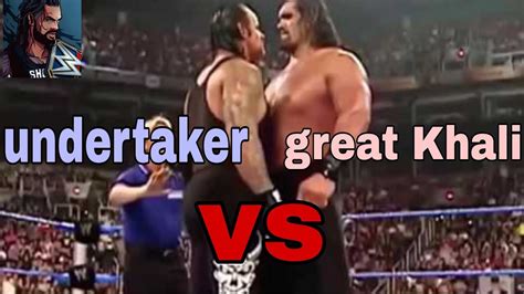 Great Khali Vs Undertaker 2006 - Undertaker vs The great Khali biggest match in WWE history 😲😲 - YouTube