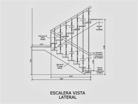 Diseña Estudio Diseño Cálculo Y Detalles Constructivos De Escalera