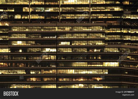 Office Building Night Image And Photo Free Trial Bigstock