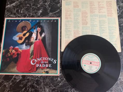 Linda Ronstadt Canciones De Mi Padre Vinyl Lp1987rare Oop Vg 4699