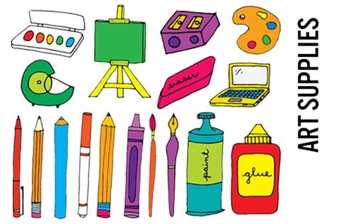 Free Clipart Of Art Supplies 20 Free Cliparts Download Images On
