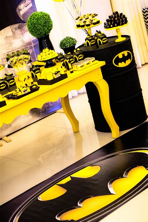 5 out of 5 stars. Kara's Party Ideas Black and Yellow Batman Birthday Party ...