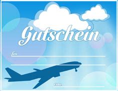 Reisegutschein gestalten - Reisegutschein Vorlagen zum ...