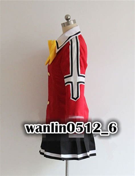 Anime Fairy Tail Wendy Marvell Uniform Cosplay Costume Dress Custom