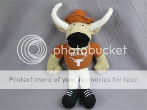Ut Plush University Texas Longhorns Bevo Mascot Toy Football Stuffed