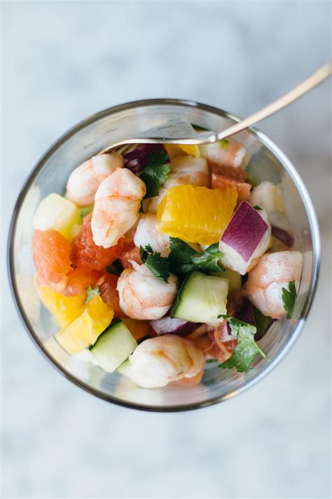 Needless to say, this shrimp ceviche is on heavy rotation. Citrus Shrimp Ceviche | Downshiftology