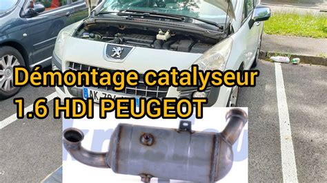 Démontage Fap Catalyseur 16 Hdi Peugeot 3008 Filtre à Particules Youtube
