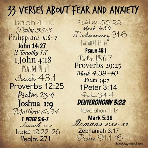 33 Verses About Fear And Anxiety To Remind Us God Is In Control
