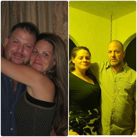my husband and i when we 1st met then 17 yrs later passing of time is a bitch r pics