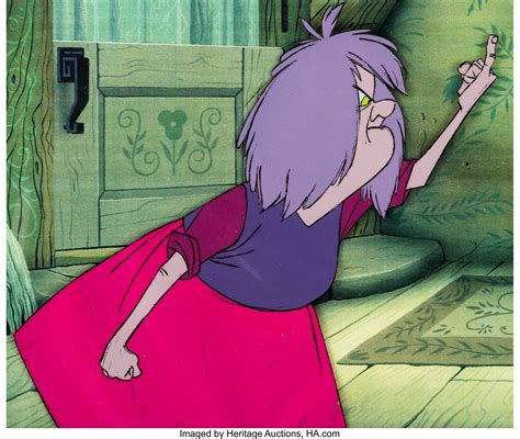 The Sword In The Stone Madam Mim Production Cel Walt Disney Lot