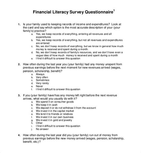 Get an impulse for new chanllenges and goals in the fast food evaluation questionnaire template. Product Survey Template - 13+ Free Word, PDF Documents ...
