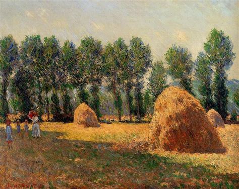Claude Monet Almiares En Giverny 1885 Óleo Sobre Lienzo 65 X 81 Cm