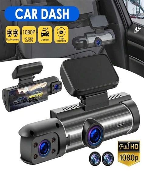 Dash Camera Front And Inside 316inch Dash Cam 1080p G Sensor Hd Night Vision Loop Recording