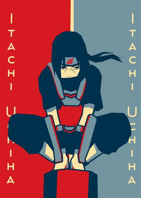 Itachi Uchiha Poster By Hafis Hafis Displate Itachi Uchiha Art