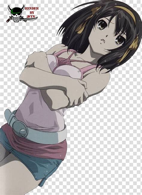 Mikuru Asahina Yuki Nagato Haruhi Suzumiya Anime Anime Transparent