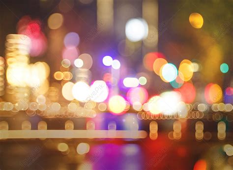 City Night Bokeh Background Download Free Banner Background Image On