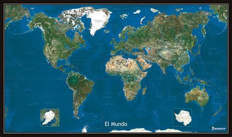 Mapa Mundial Via Satelite