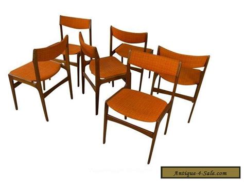 In a perfect world, dining chairs are sculptures that you sit on. 6 Teak Dining Chairs Danish Mid Century Modern for Sale in ...